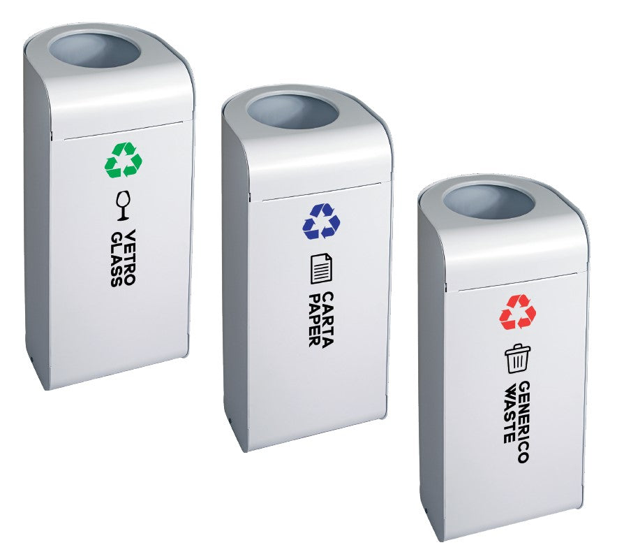 Contenitore Raccolta Differenziata Coperchio Basculante