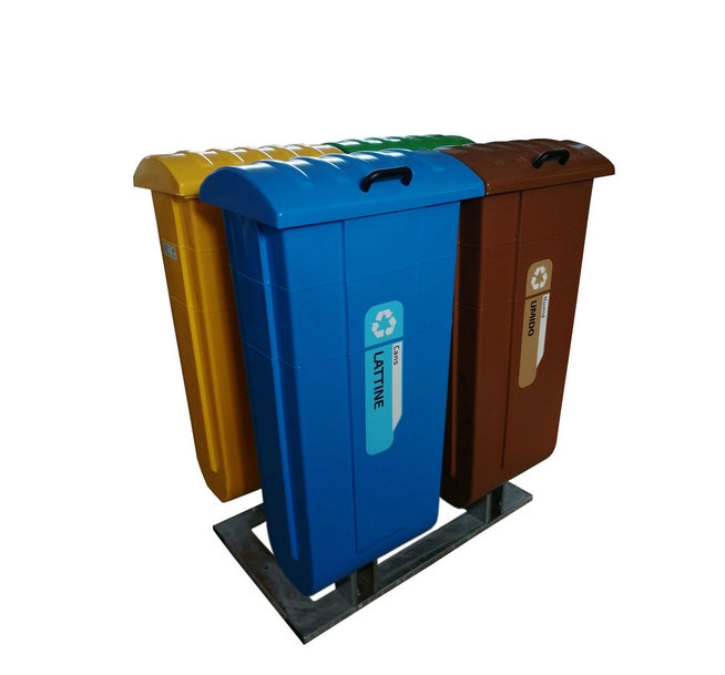 Isola Ecologica a 4 Contenitori Bee Green 1055