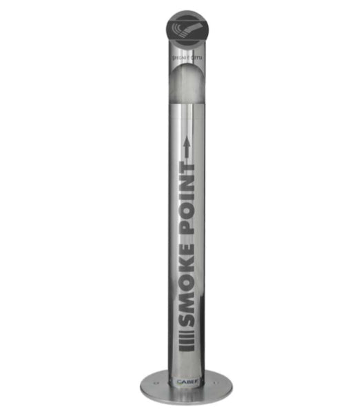 Posacenere Getta Sigarette per Esterno in Acciaio Inox Smoke Point